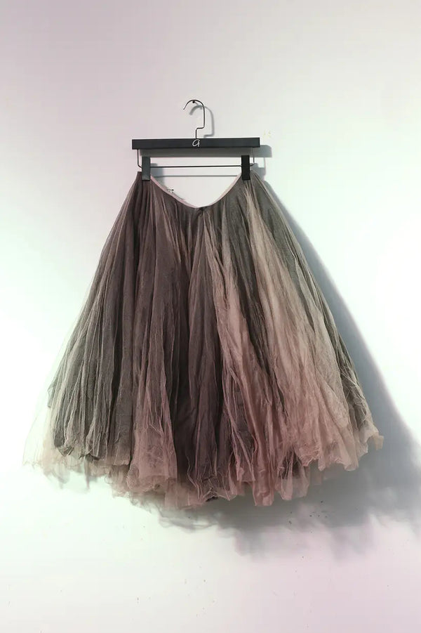 marc le bihan 25001 dead wood rose & black ballet skirt 3 layers of yarn